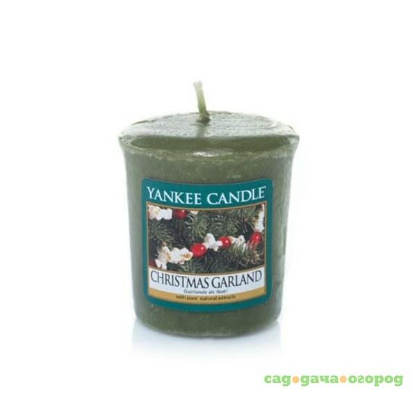 Фото Аромасвеча пробная еловая гирлянда Yankee candle 1316483e