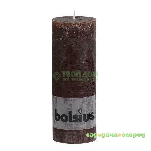 Фото Свеча Bolsius 190/68 Dark brown