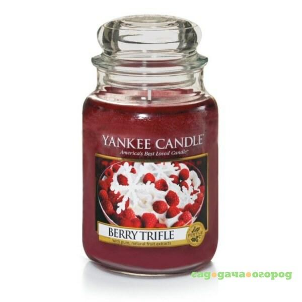 Фото Аромасвеча в банке бол.ягодный трюфель Yankee candle 1342525e