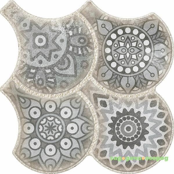 Фото Плитка Oset Granada Deco Grey 33x33 см PT14296