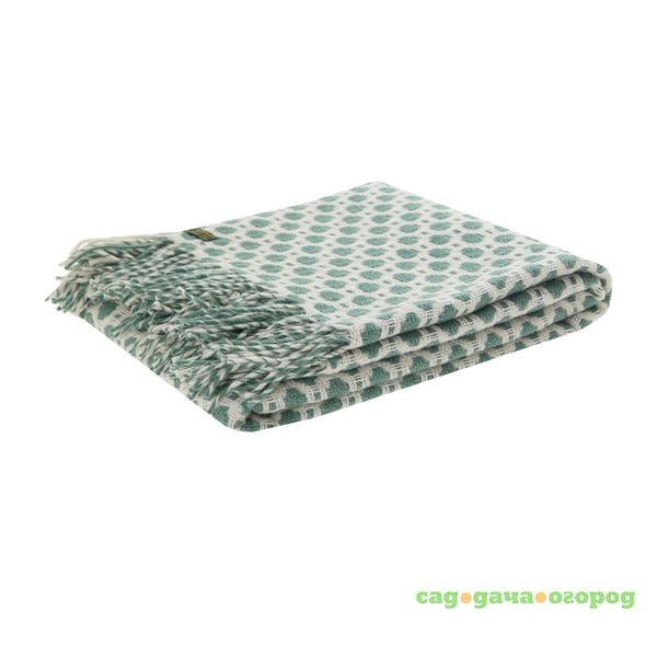 Фото Плед Tweedmill crossroads 150x183 sea green