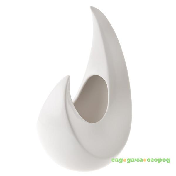 Фото Ваза vaso vicenza 31cm white Santos