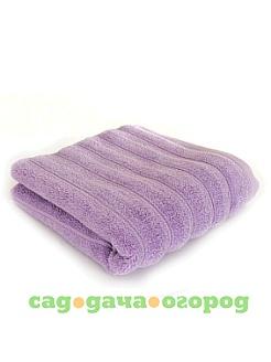 Фото Полотенце махровое waves lilac 70x140см банное (21221)