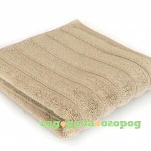 Фото Полотенце махровое waves beige 70x140см банное (21203)