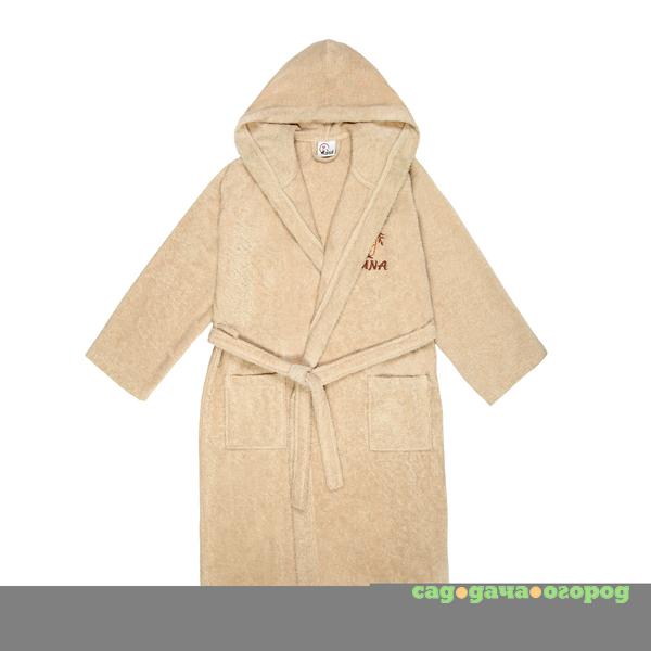 Фото Халат мужской махровый с воротником Asil sauna brown xxl