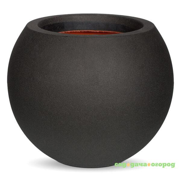 Фото КАШПО CAPI TUTCH VASE BALL 40X40X60 черный (KBL271)