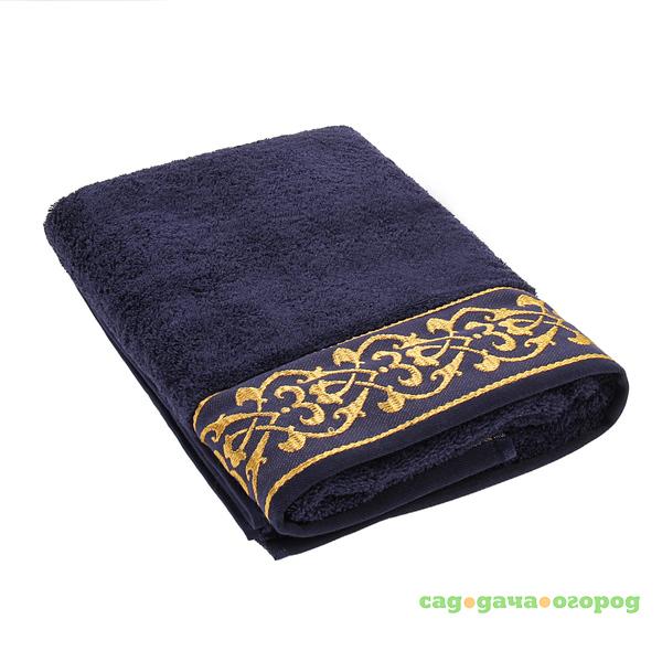 Фото Полотенце Ecocotton sehzade navy blue 80x150