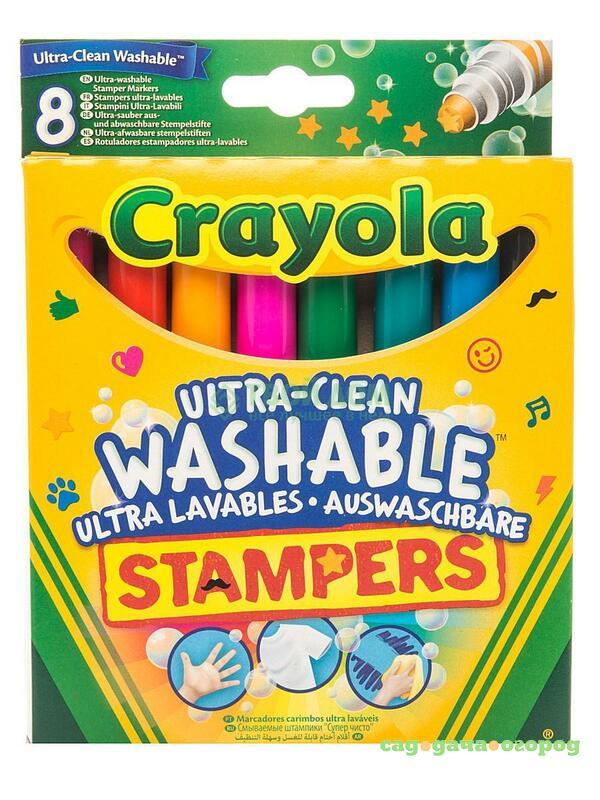 Фото Набор для творчества Crayola Набор мини-штампов Животные 8 шт