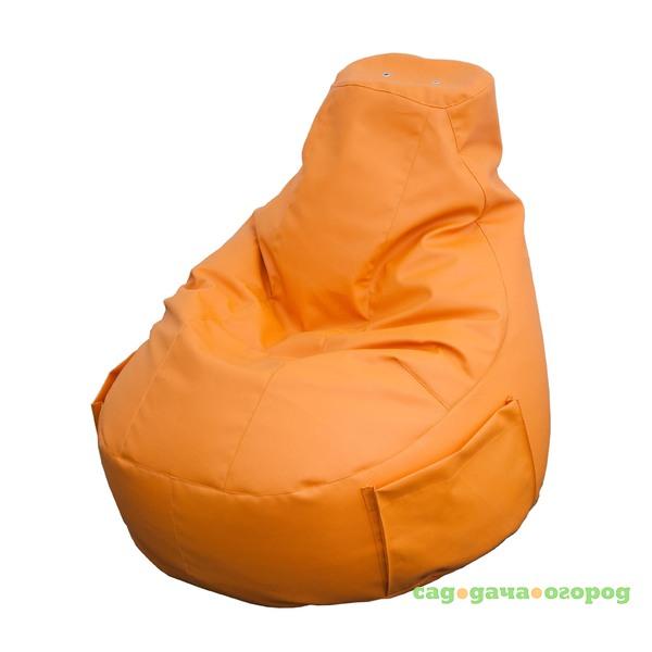 Фото Кресло мешок comfort orange экокожа Dreambag