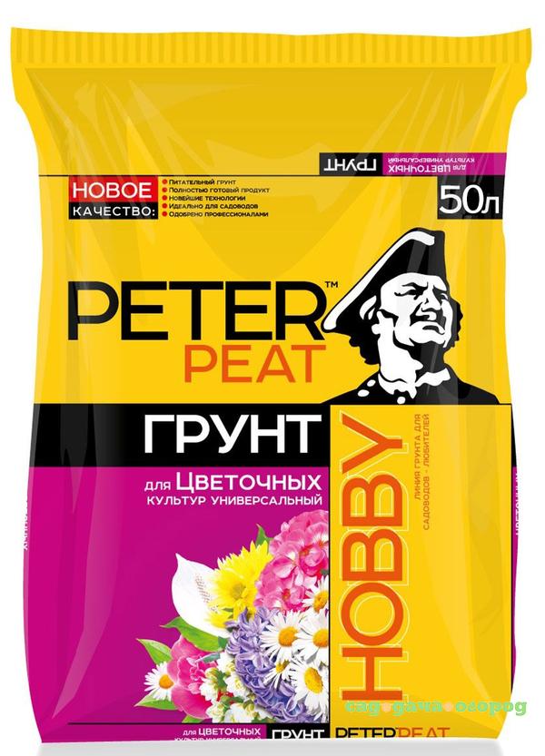 Фото Грунт Peter Peat Цветочный универсальный PRO 50 л