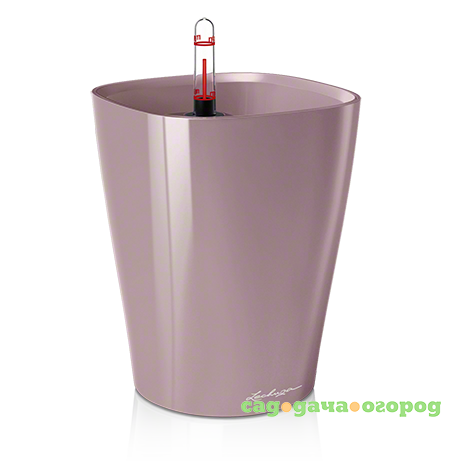 Фото Кашпо с автополивом Lechuza Deltini 14x18 см Светло-фиолетовое