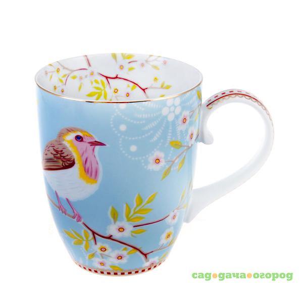 Фото Кружка Pip studio floral early birdblue 350мл