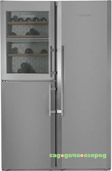 Фото Холодильник Side-by-Side Liebherr SBSES 7165 нержавеющая сталь