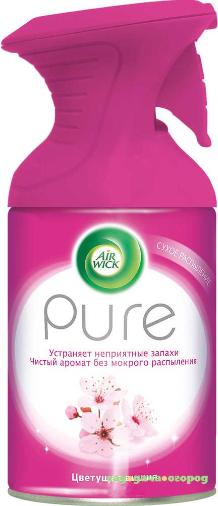 Фото Освежитель воздуха Air Wick Pure Цветущая вишня аэрозольный 250 мл