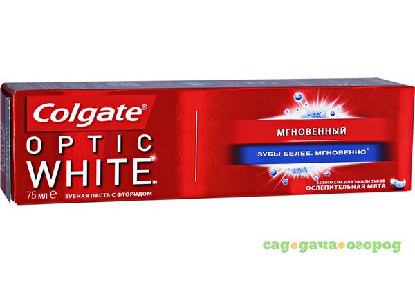 Фото Зубная паста Colgate Optic White Мгновенный 75 мл