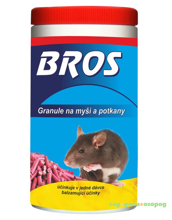 Фото Гранулы BROS от крыс и мышей 250 г