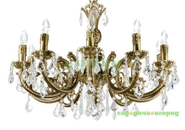 Фото Люстра подвесная Copen Lamp FE-PRY9101/10 Cuero Satinbrillo