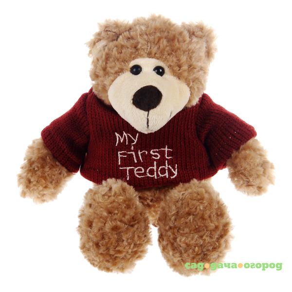 Фото Мишка Magic bear toys Майк в свитере 18 см