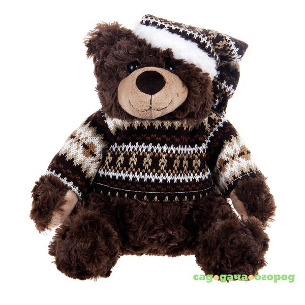 Фото Мишка Кайл в свитере и шапке Magic bear toys 23 см