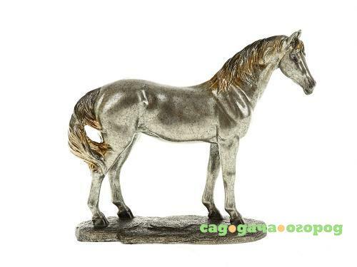 Фото Фигурка декоративная ENS, Серый конь, 22*5*19 см