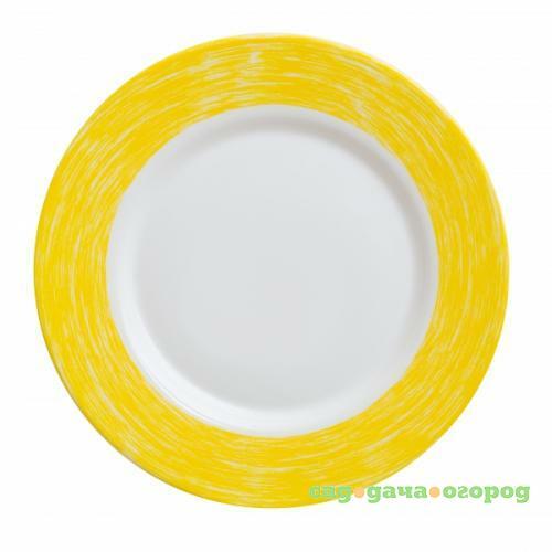 Фото Тарелка обеденная Luminarc, Color Days Yellow, 24 см