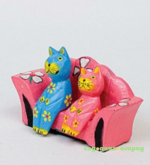 Фото Статуэтка Decor and Gift, mini кошки на диване, 13 см