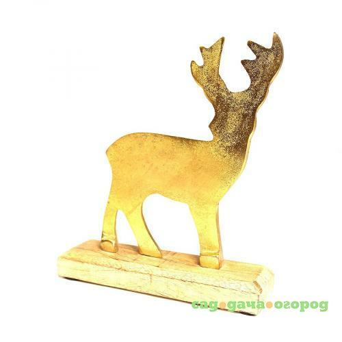 Фото Фигурка декоративная ENJOYME, GOLDEN RAINDEER, 22*18*5 см