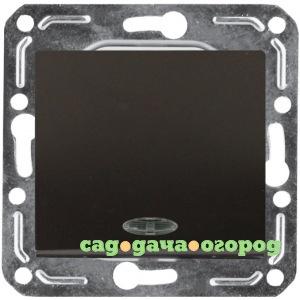 Фото Проходной переключатель volsten magenta nero с индикатором v01-14-p12-m 9997