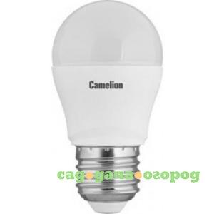 Фото Светодиодная лампа 6.5вт 220в camelion led6.5-g45/845/e27 11421