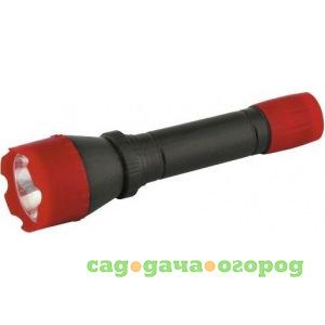 Фото Фонарь ultraflash 6102-тн красный, 1led, 1 режим, 2xr6 11787