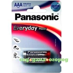 Фото Батарейки lr03 aaa everyday power standard 1.5в бл/2 panasonic 5410853024750