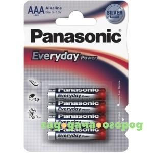 Фото Батарейки lr03 aaa everyday power standard 1.5в бл/4 panasonic 5410853024767