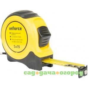 Фото Измерительная рулетка inforce 5х19мм с магнитным крюком 06-11-06