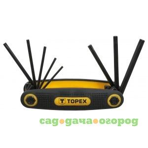 Фото Набор ключей torx topex t9-t40, 8 шт. 35d959