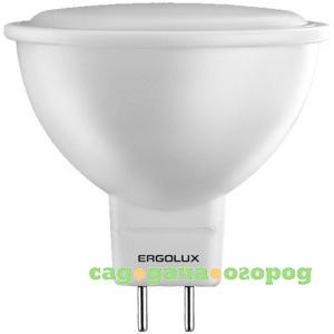 Фото Светодиодная лампа ergolux jcdr led-jcdr-7w-gu5.3-4k 7вт gu5.3 4500k 172-265в 12159