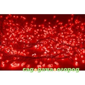 Фото Гирлянда neon-night мишура 6м, прозрачный пвх, 576 led красные 303-612