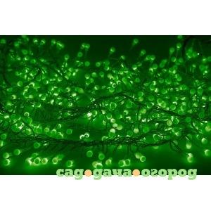 Фото Гирлянда neon-night мишура 6м, прозрачный пвх, 576 led зеленые 303-614