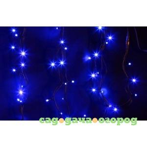 Фото Гирлянда neon-night дюраплей 20м, 4 модуля x 5м, черный каучук, 200 (50x4) led синие 315-153