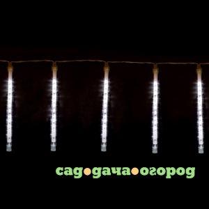Фото Гирлянда neon-night тающие сосульки 24v, комплект 4шт х 20см, шаг 50 см, 14x4 led белые 256-317-6