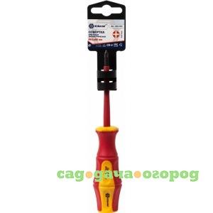 Фото Отвертка диэлектрическая ultra grip ph-1 х 80 мм cr-v кобальт 646-492