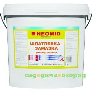 Фото Шпатлевка для выбоин и трещин neomid 5 кг ээ н-шпат-трещ/5