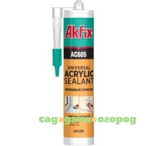 Фото Акриловый герметик akfix ac605, белый, 310 мл aa002