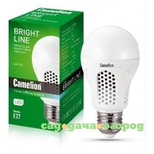 Фото Светильник camelion la-115 led, аккумуляторный с цоколем е27 li-ion, 220в 13151