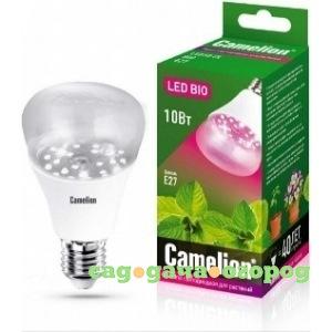 Фото Светодиодная лампа для растений camelion led10-pl/bio/e27 10вт 220в 13241