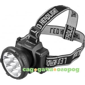 Фото Налобный фонарь ultraflash led 5362 (аккум 220в, черный, 7led, 2 реж, пласт, бокс) 11256