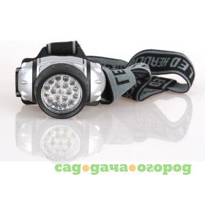 Фото Налобный фонарь ultraflash led 5353 (металлик, 19led, 4 реж, 3xr03, пласт, коробка) 10262