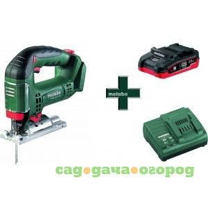 Фото Аккумуляторный лобзик metabo stab 18 ltx 100 + 3.5 ач lihd + зу asc30-36 t0335