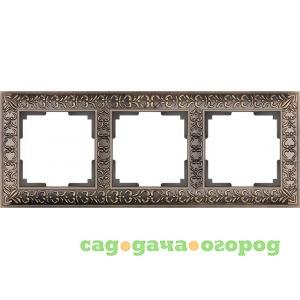 Фото Рамка werkel wl07-frame-03 на 3 поста бронза a029840