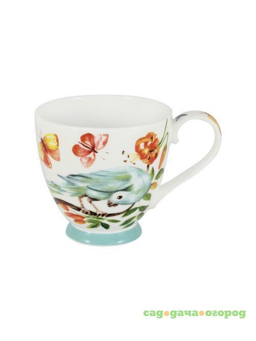 Фото Кружка The English Mug, Певчая птица, 400 мл, белый