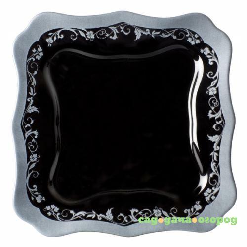 Фото Тарелка десертная Luminarc, Authentic Silver Black, 20,5 см